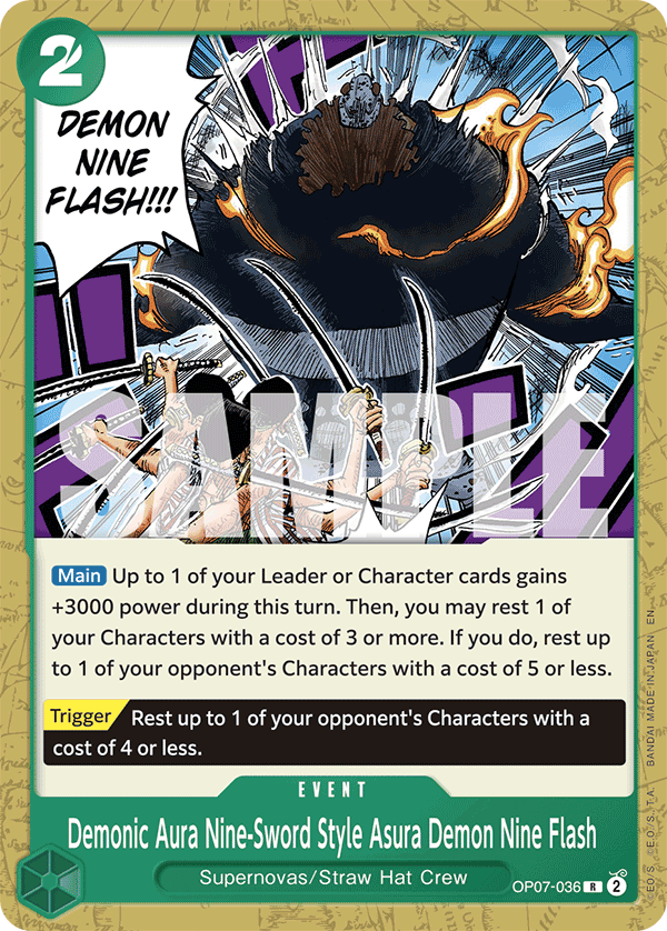 Demonic Aura Nine-Sword Style Asura Demon Nine Flash